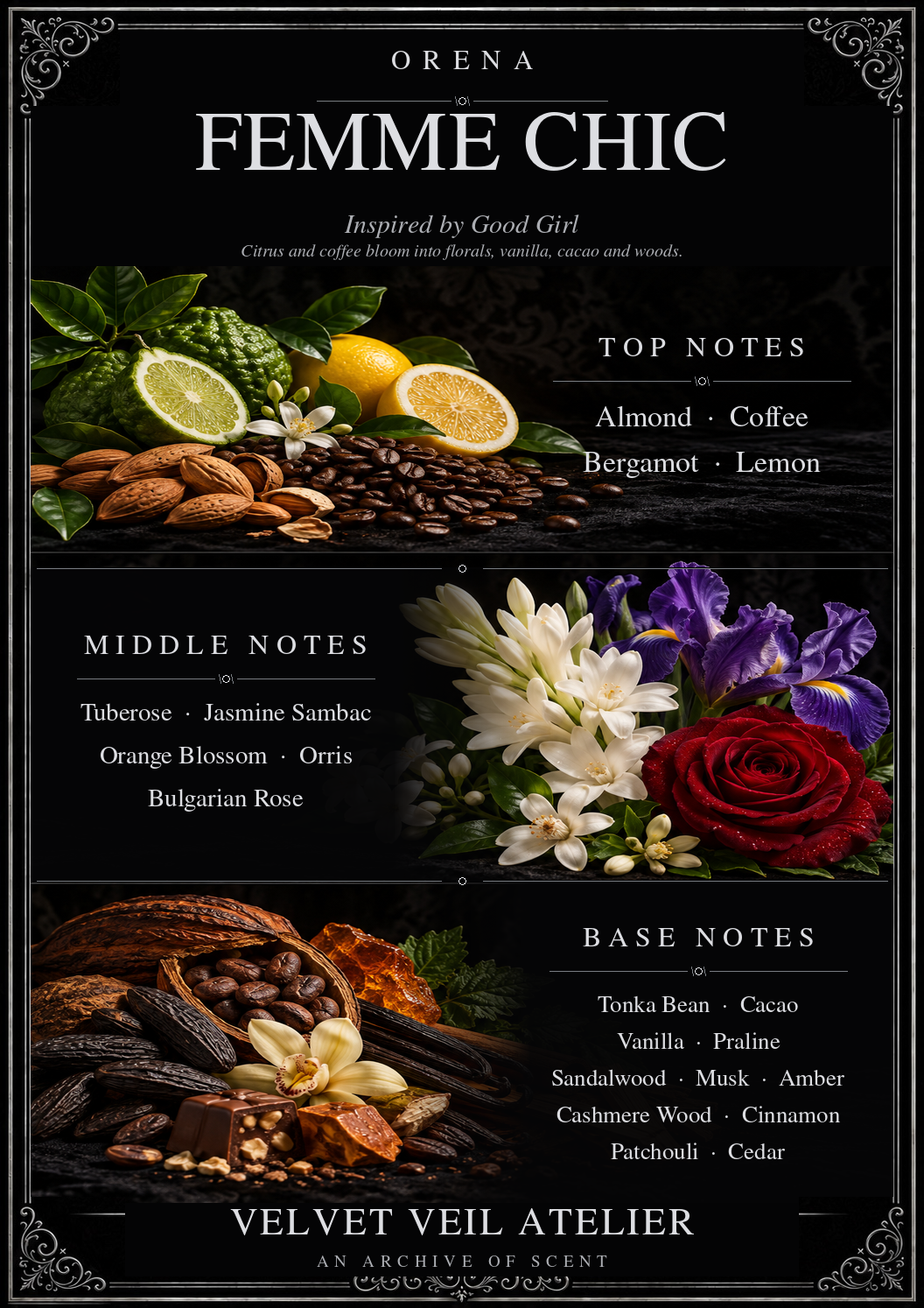 Femme Chic by Orena Fragrances | Scented Body Oil Decant