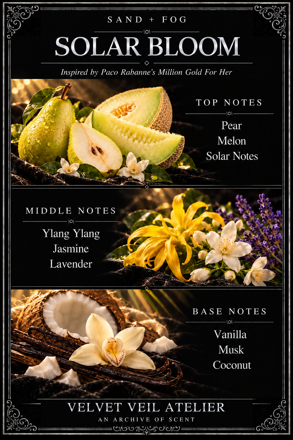 Sand + Fog Solar Bloom Perfume Oil Decant | 2 mL & 5 mL